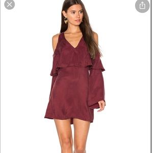 Revolve State of Being burgundy dress